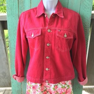 Rare pink Tommy Hilfiger Jean jacket